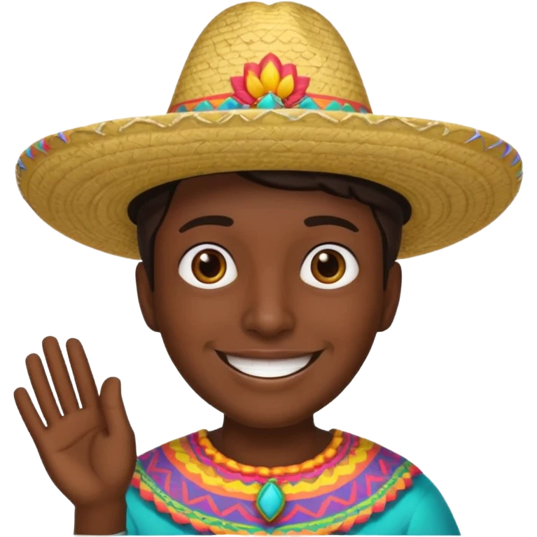 make them darker mexicans with sombreros emoji