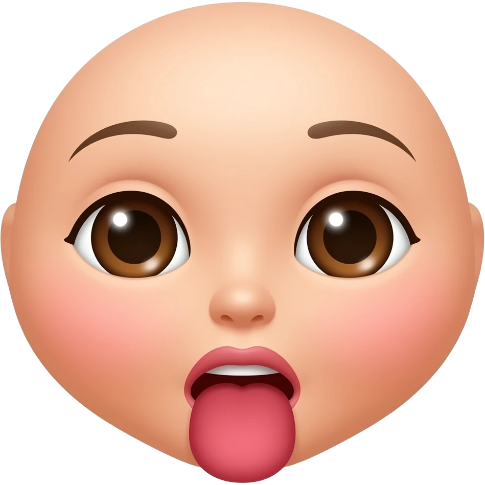 Penis entering labia emoji