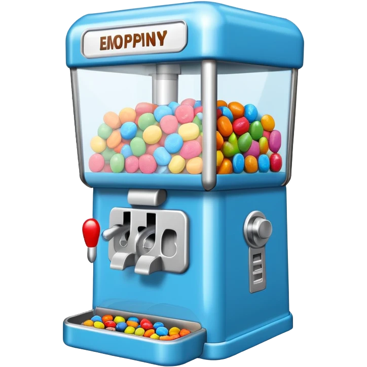 blue Candy machine emoji