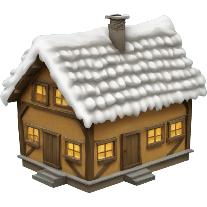 Chalet de noël emoji