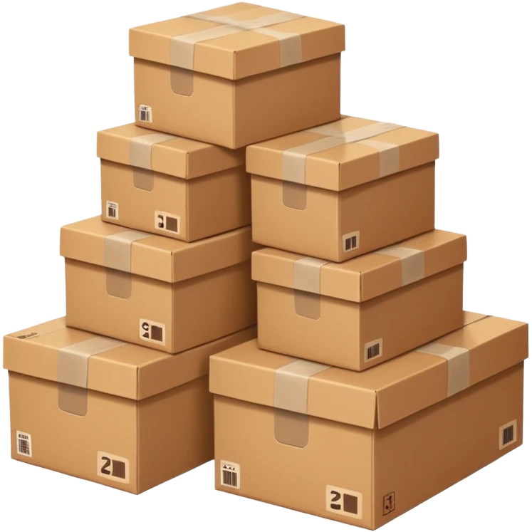 cargando cajas emoji