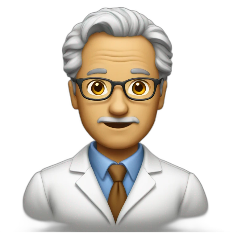 professor com iphone emoji