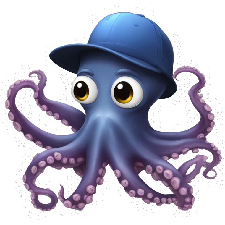 Octopus with SnapBack emoji