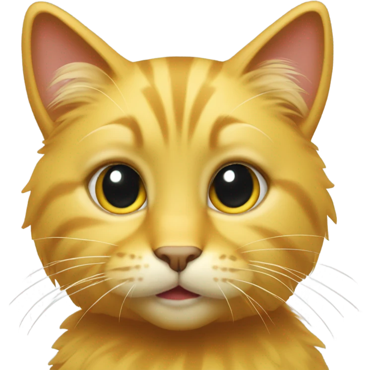 Yellow cat emoji
