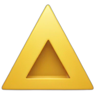 Invisible Triangle emoji
