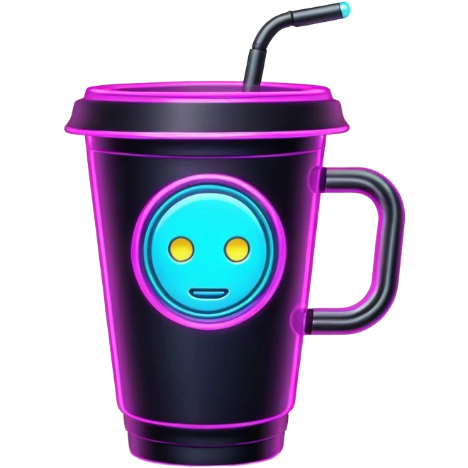 cyberpunk neon cup 1 emoji