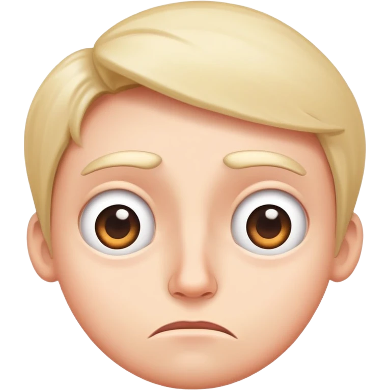 face with a sarcastic expression, rolling eyes emoji