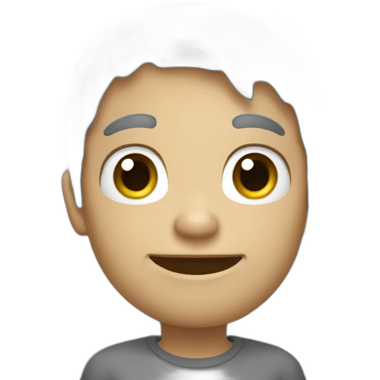 Chat gris emoji