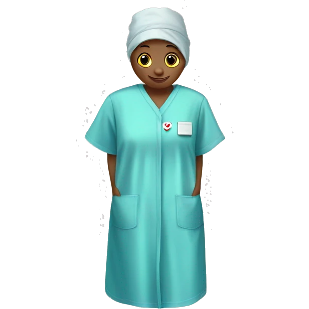 hospital gown emoji