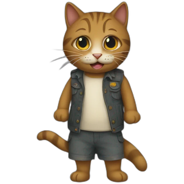 Un chat emoji