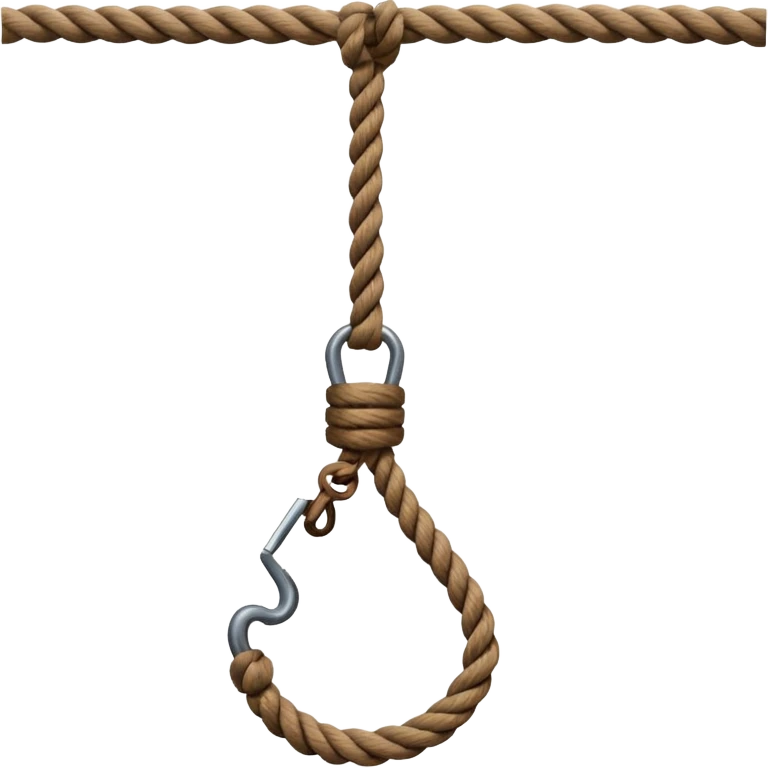 hanging rope noose emoji