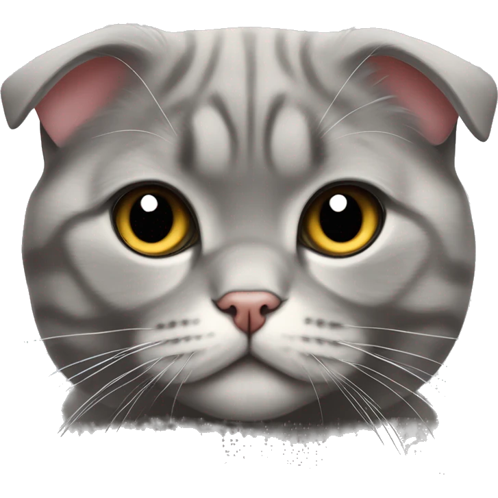 Scottish Fold gray Tommy Hilfiger emoji