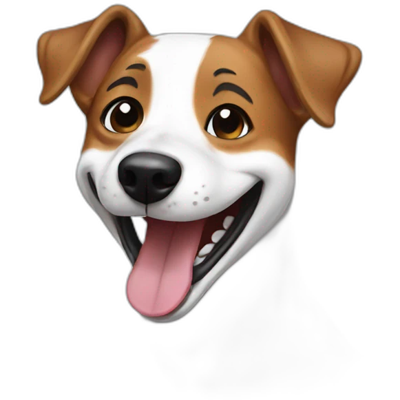 jack russell laugh emoji