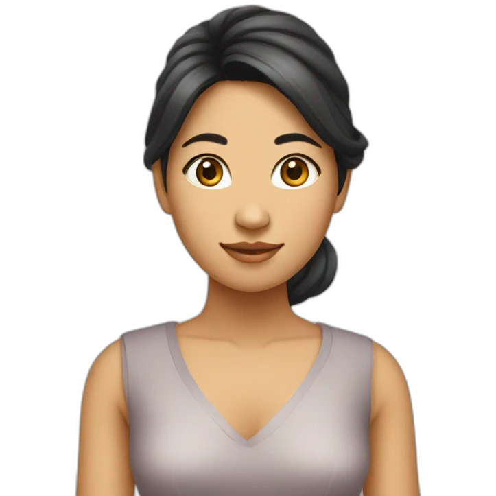 Une femme cambodgienne jeune  emoji