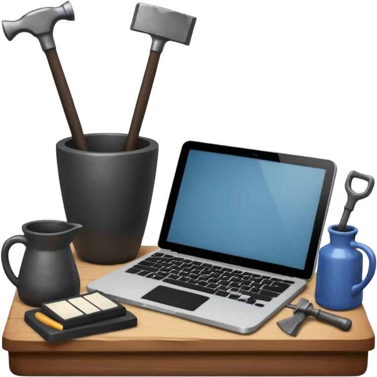 забрази асоціації: гончарство, ковальство, ІТ, фільми (в форматі емодзі-стікери)  emoji