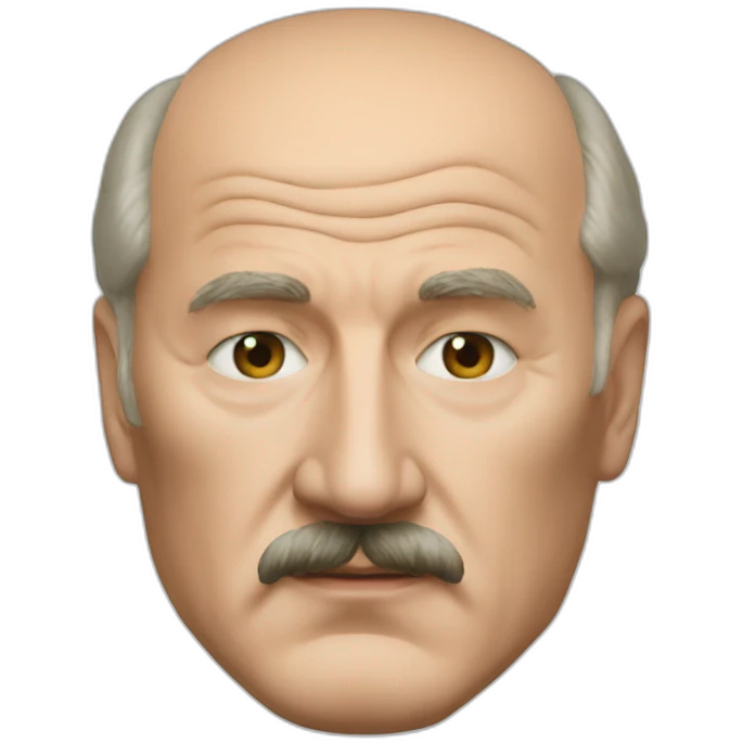 lukashenko in ironman mask head emoji
