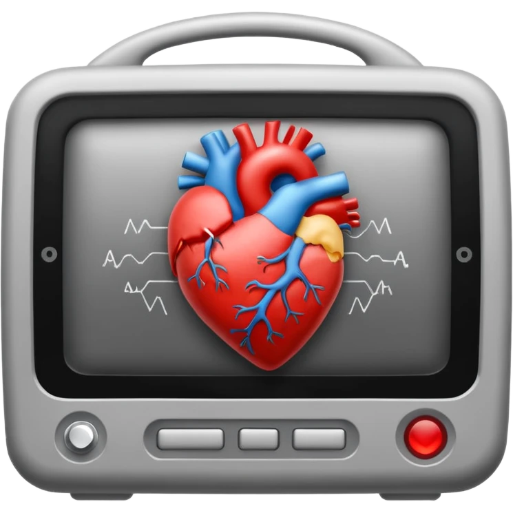 Cardiovascular ultrasound emoji