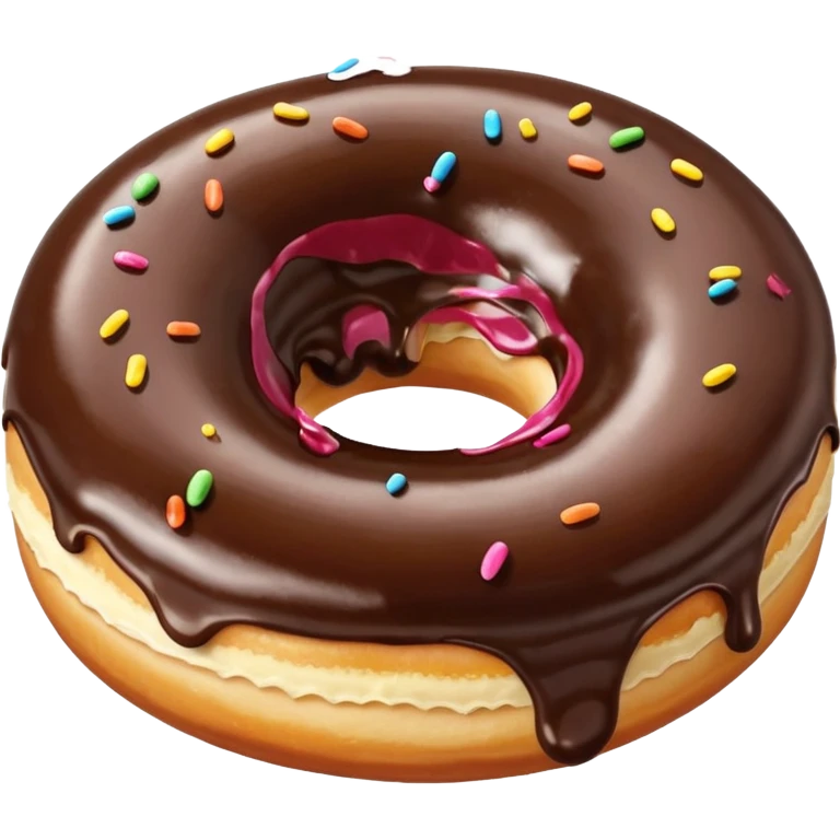 donuts chocolate topping emoji