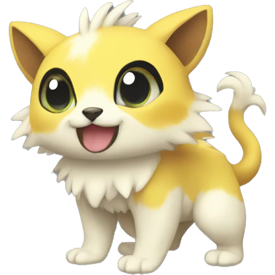 Cute cool animal hybrid Fakemon emoji
