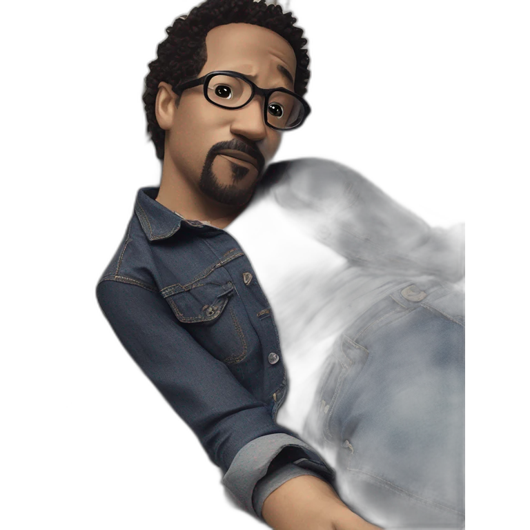 boy on couch texting emoji