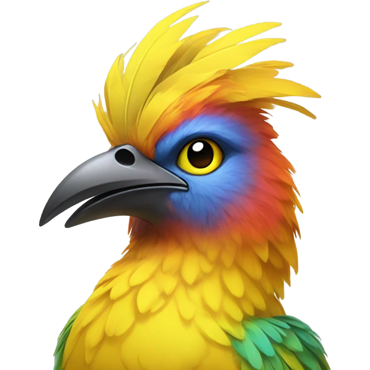 Sunshine bird emoji