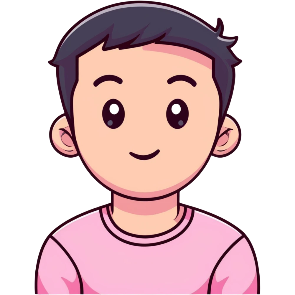Man wearing pink long sleeve shirt with completely white eyes without pupils emoji