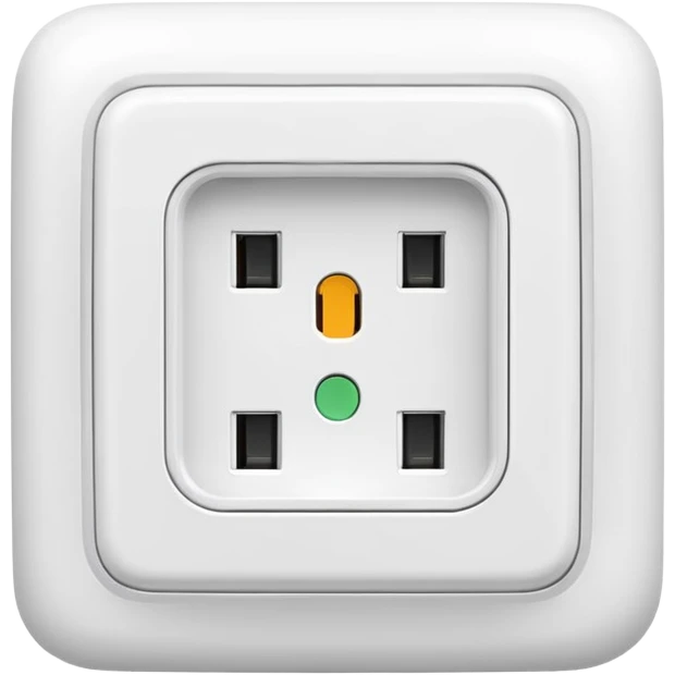 White European Charger wall outlet emoji