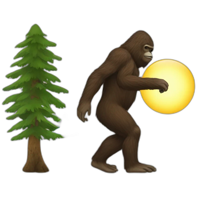 sasquatch giving on ufo emoji
