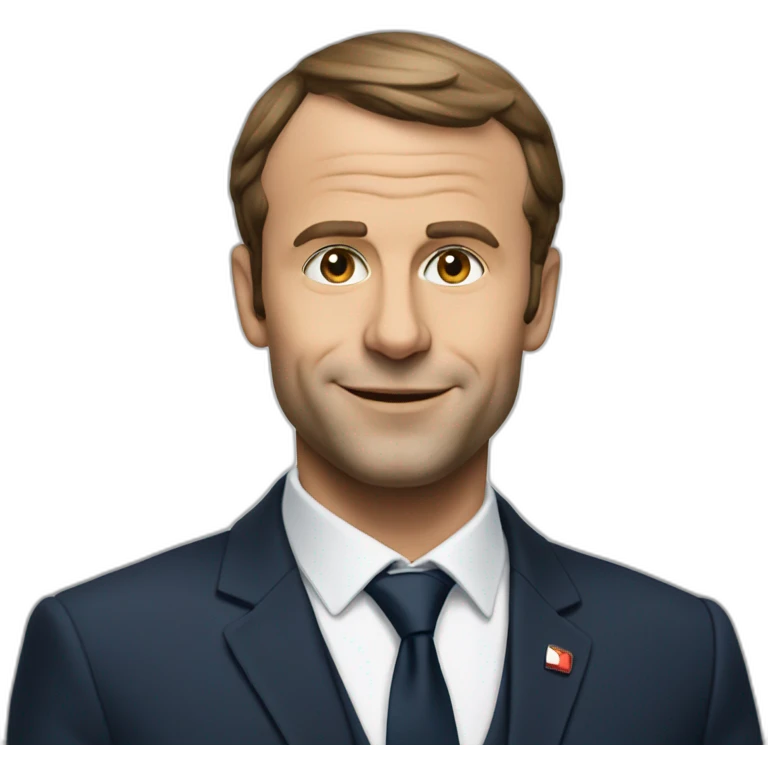 macron sur chat emoji