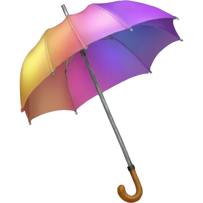 Iridescent umbrella emoji