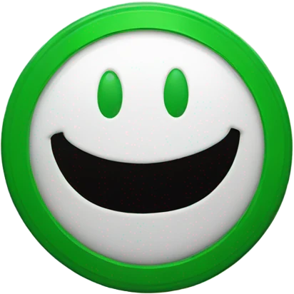 Green badge emoji