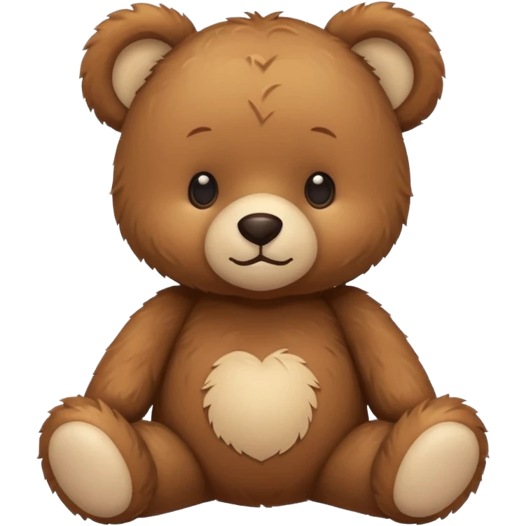 Cute flat-style teddy bear icon for infant daycare. i want to feel safe when see that teddy
 emoji