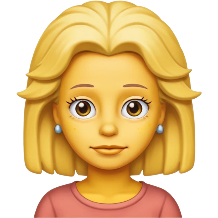 Lisa Simpson same in cartoon emoji