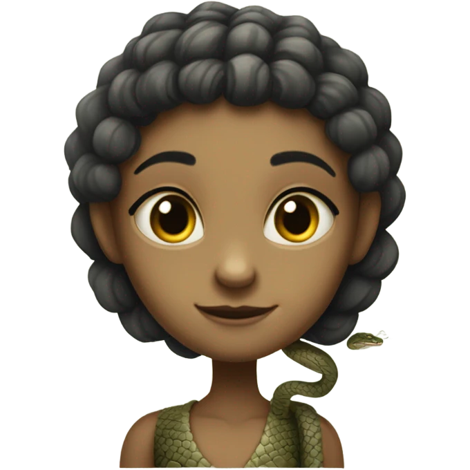 Snake girl emoji