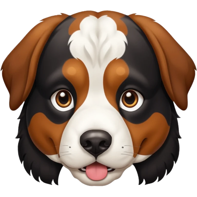Swiss mountain dog emoji