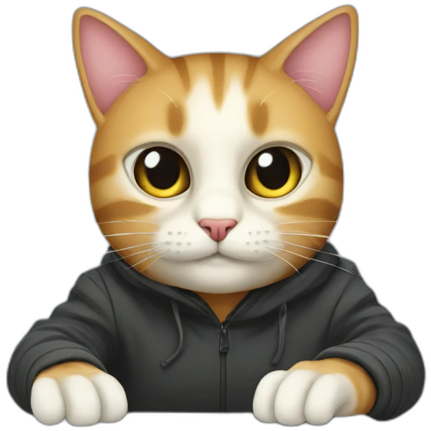 Hacker cat emoji