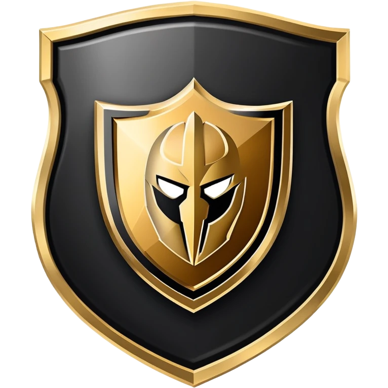 Vegas Golden Knights Logo on a shield  emoji