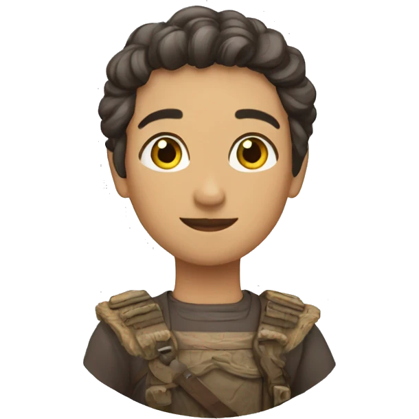 Una calabera y nuves emoji