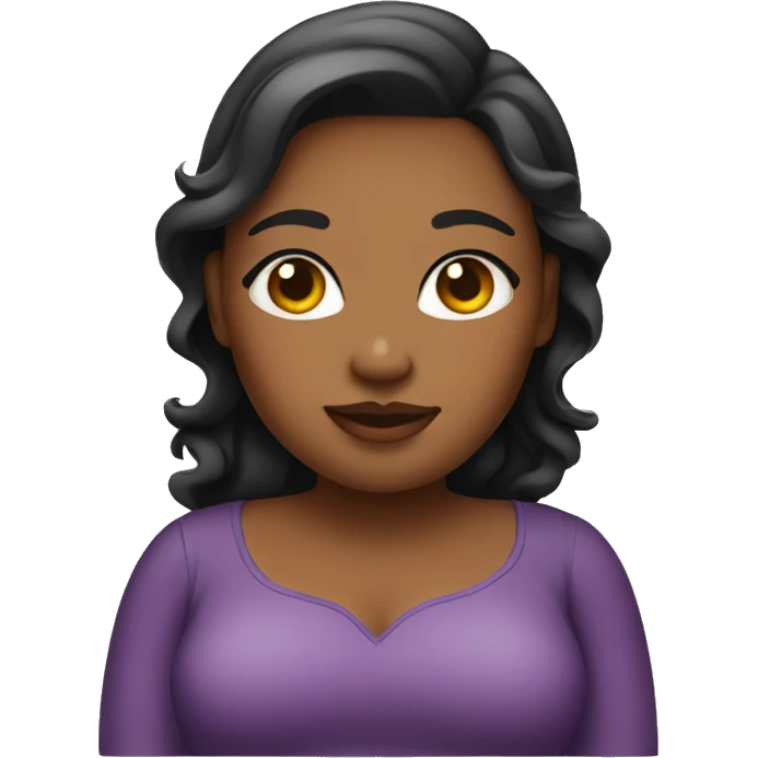 Plussize girl emoji
