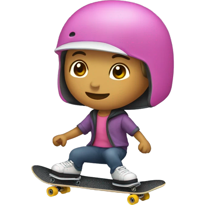 Raposa de skate emoji