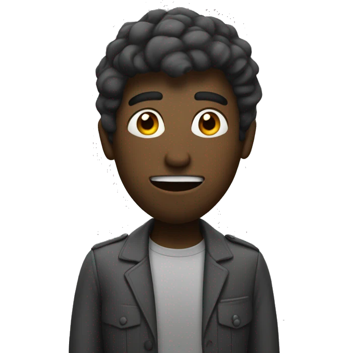 Persona cansada fumando  emoji