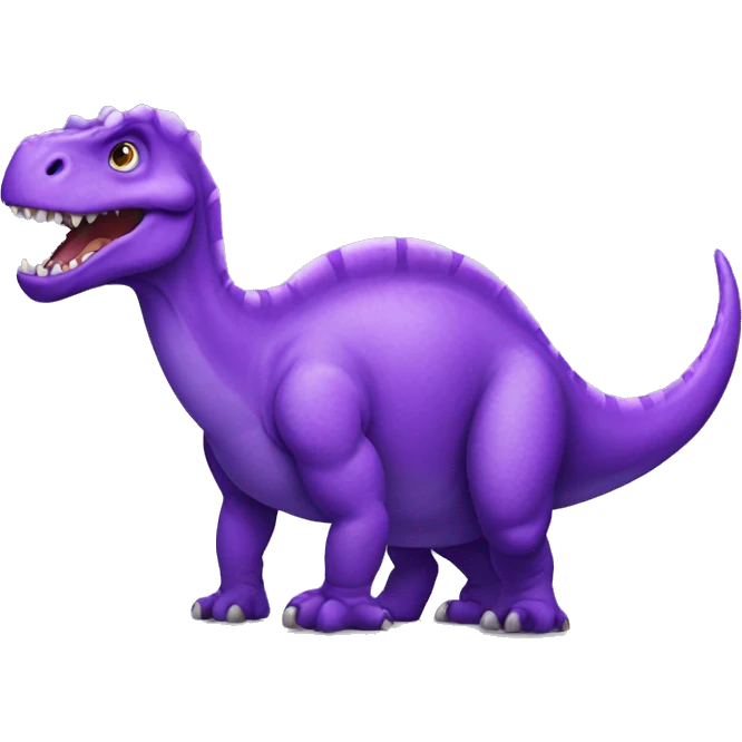 Purple dinosaur  emoji