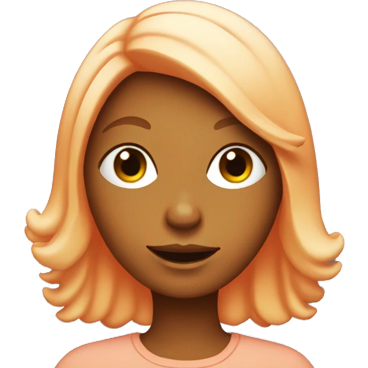 peach lady emoji