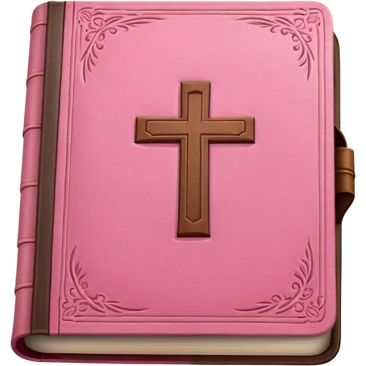 Bible pink emoji