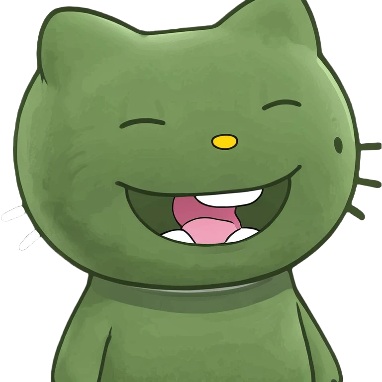 hello kitty laughing emoji