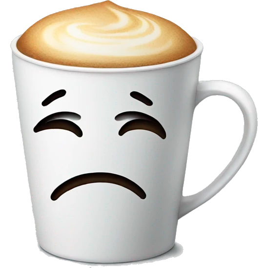 sad coffee cup cry  emoji