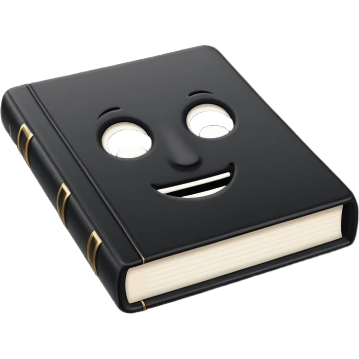 book with completely black pages emoji