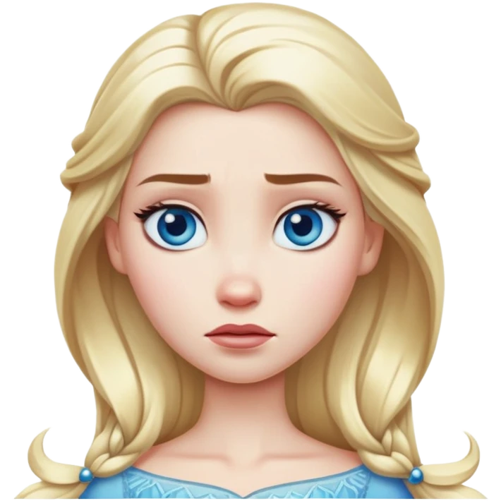 Elsa frozen is disgusting 🤢 emoji