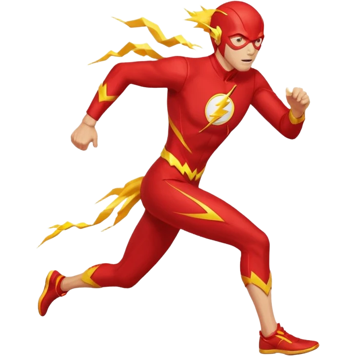 Flash man running  emoji