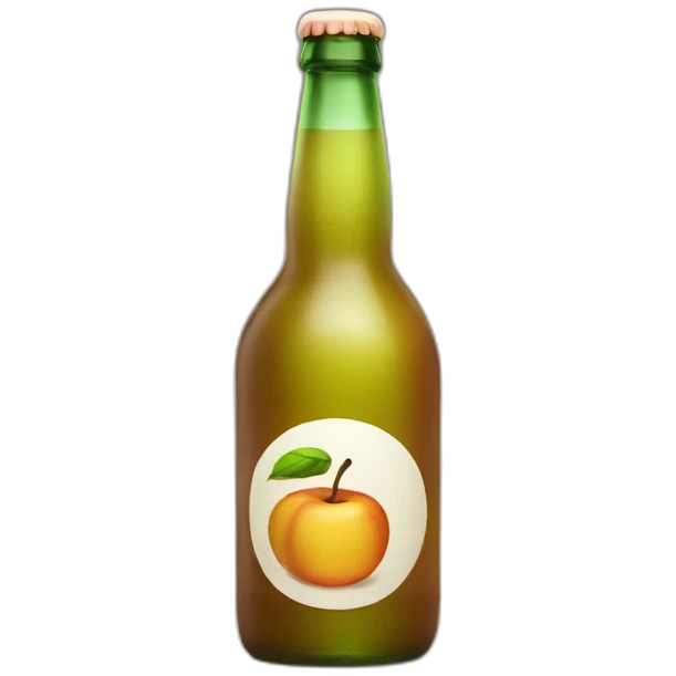 Cider bottle emoji